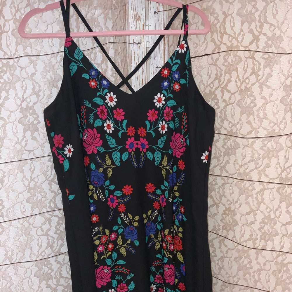 Floral print dress